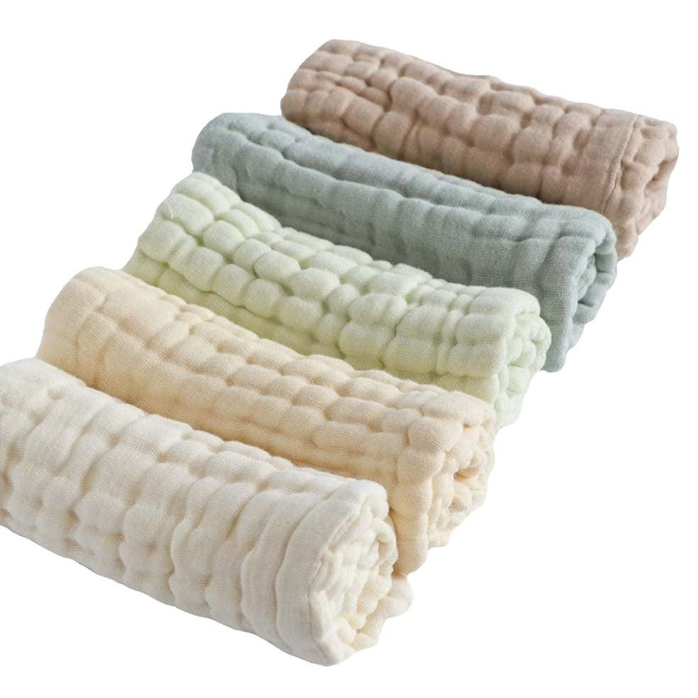 Baby Washcloth Baby Towels and Washcloths 5 Pack Muslin Baby Washcloths Super Soft Newborn Bath Face Towels Cotton