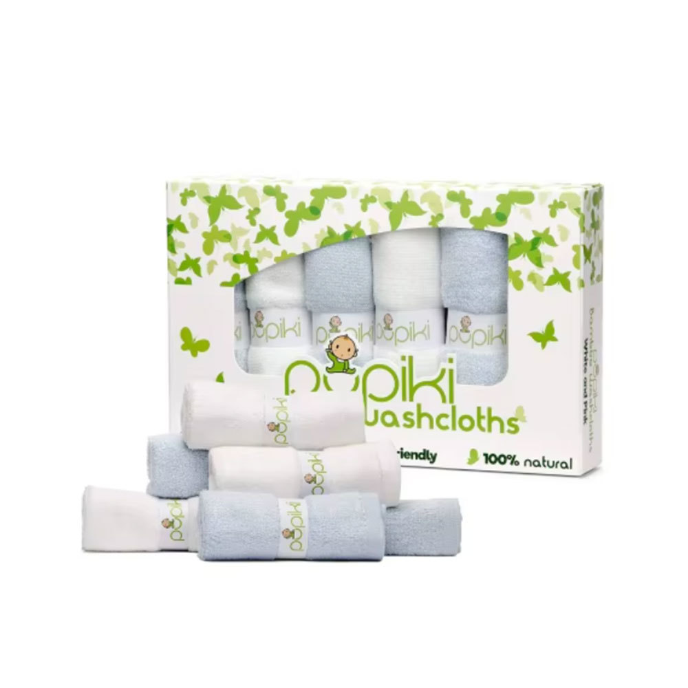 Hot Selling High Quality Custom 100% Organic Bamboo Baby Washcloth Bath Towels Baby Wash Cloth