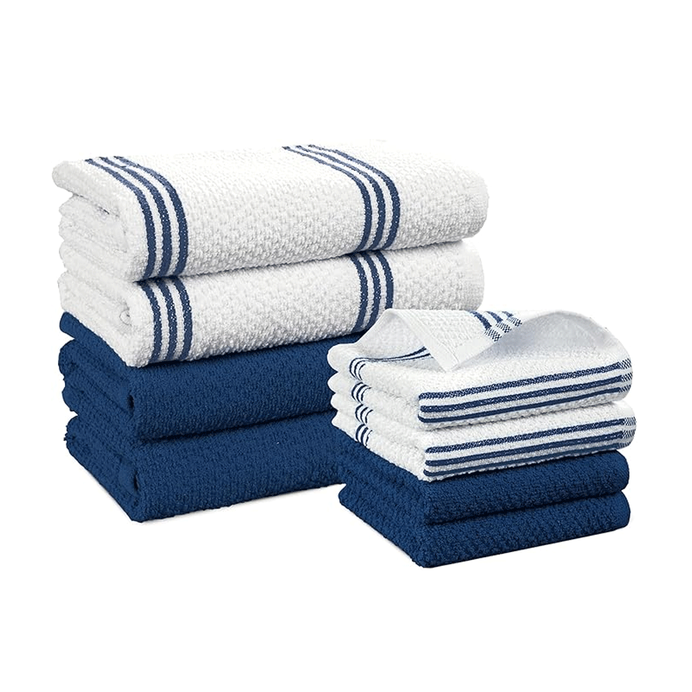 Dish Towels for Kitchen Drying, Kitchen Towels Cotton, Kitchen Dish Towels, Kitchen Towel Set, Dish Towel, Kitchen Towels Decorative Set, Blue Kitchen Towels