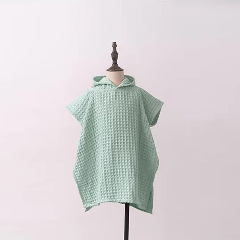 Hooded Towel Comfortable Bath Towels Blankets 100% Cotton Hooded Poncho Ultra Soft Quick-Dry Poncho Towels
