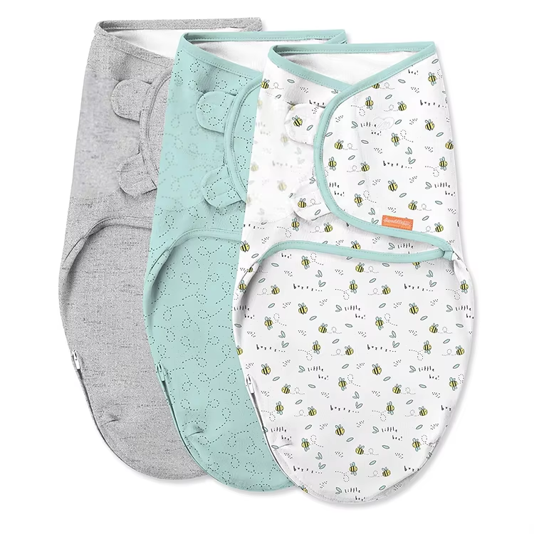 Cotton Baby Swaddle Wrap Newborn Baby Swaddle Blanket Organic Cotton Baby Sleeping Bag