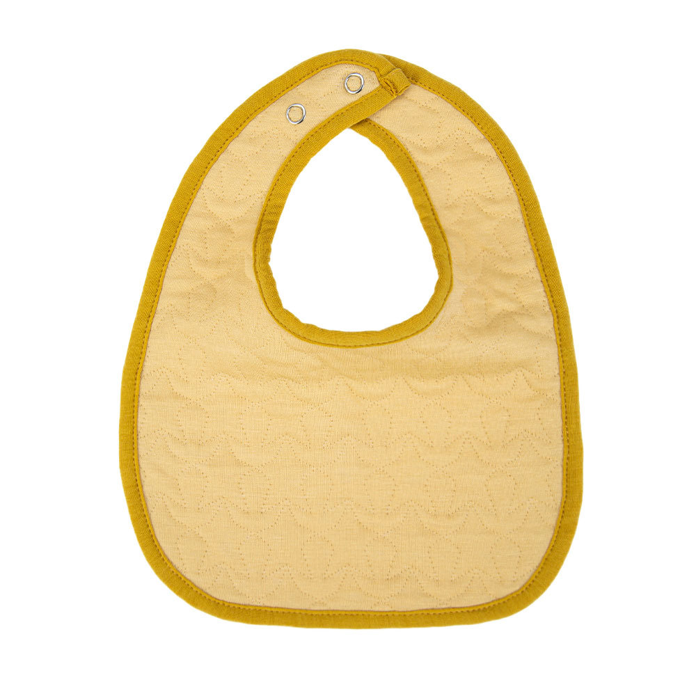 100% Soft Cotton Baby Bibs Original Solid Color Star Textured Bandana Drool Bibs Button OEM Service Available for Boys Girls