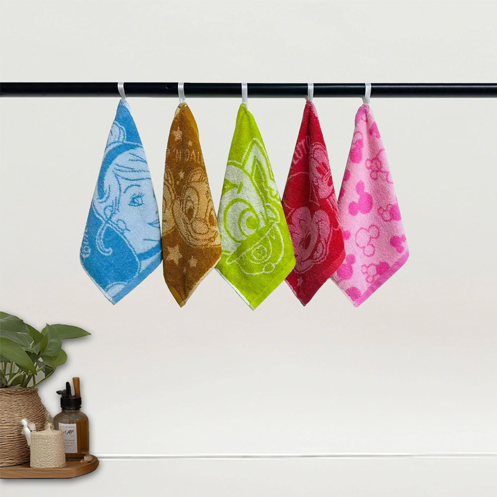 Soft 100% Cotton Baby Washcloths Small Infant Towels for Face and Hand Wipes Newborn Bath Towels