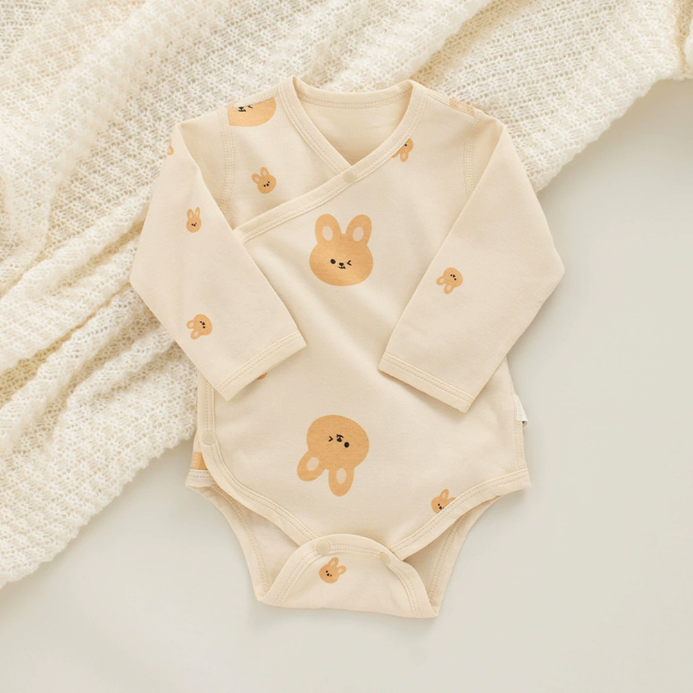 Bunny 100% cotton long sleeve one piece