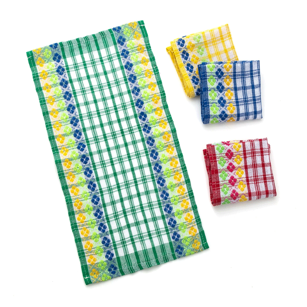 Jacquard kitchen towel, dish towel, tea towel