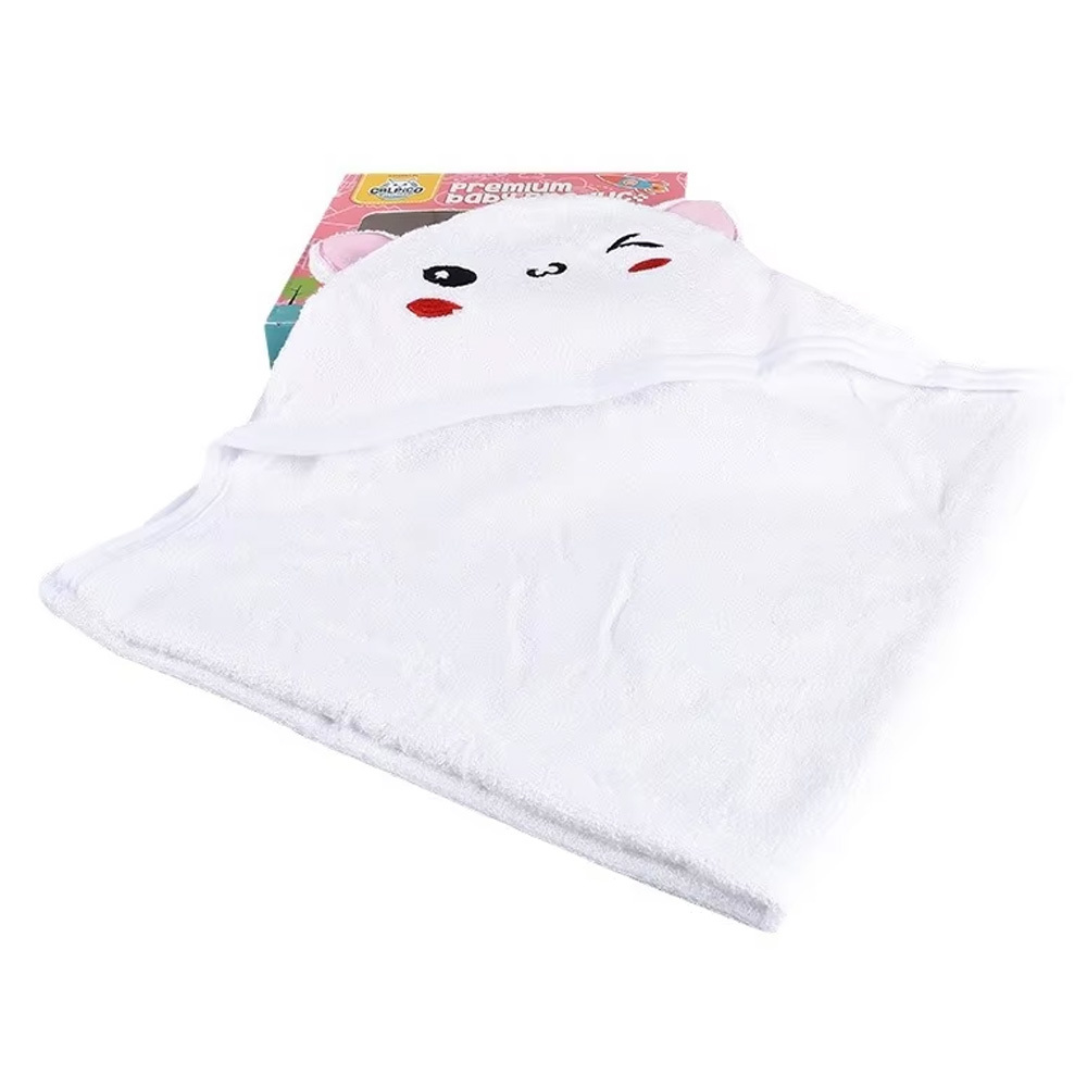 Wholesale Price Bamboo Towel Kids Hooded Baby Beach Bath Towels With Wash Cloth Bag