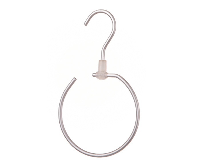 Aluminum scarf hanger