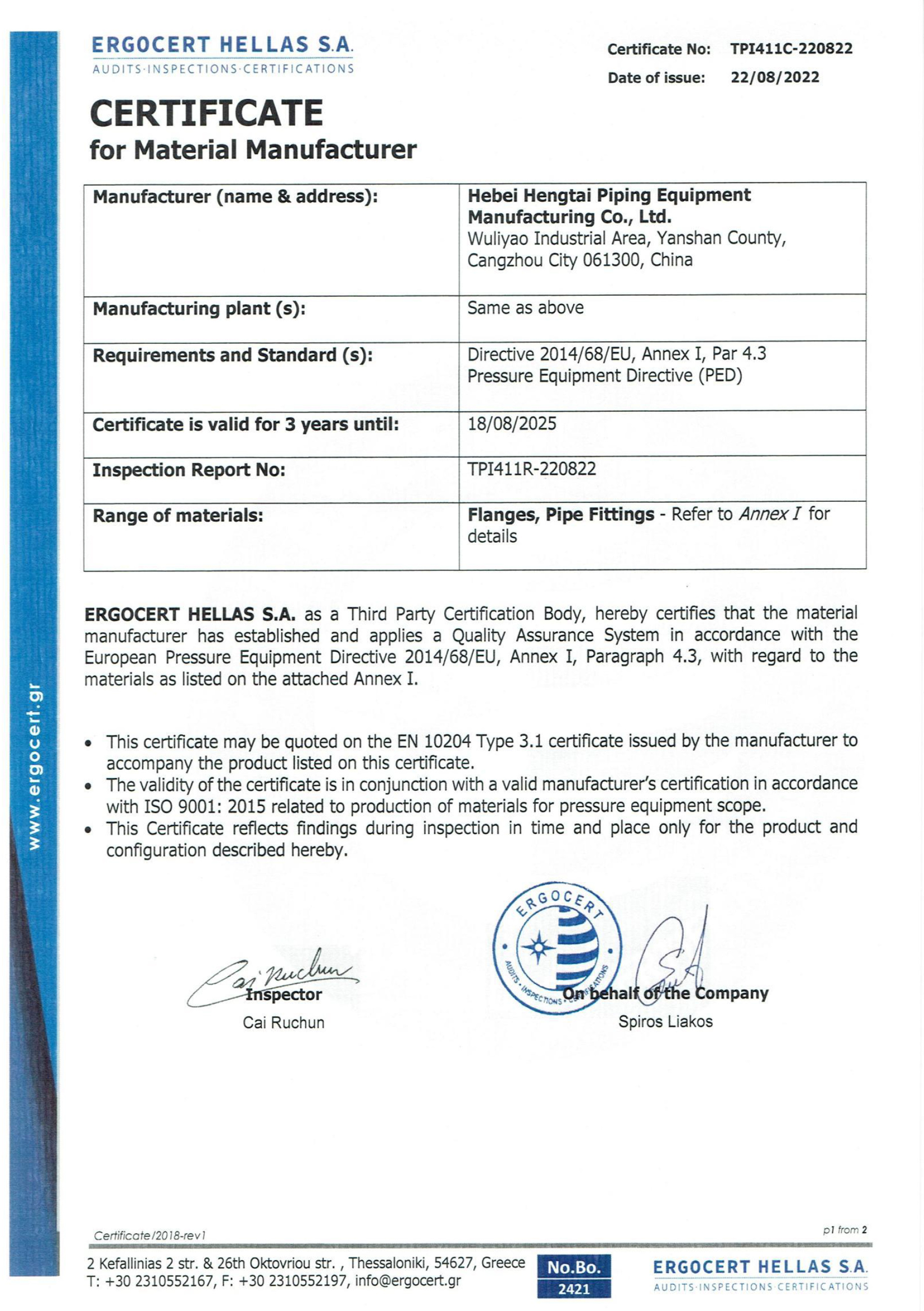 CERTIFICADO