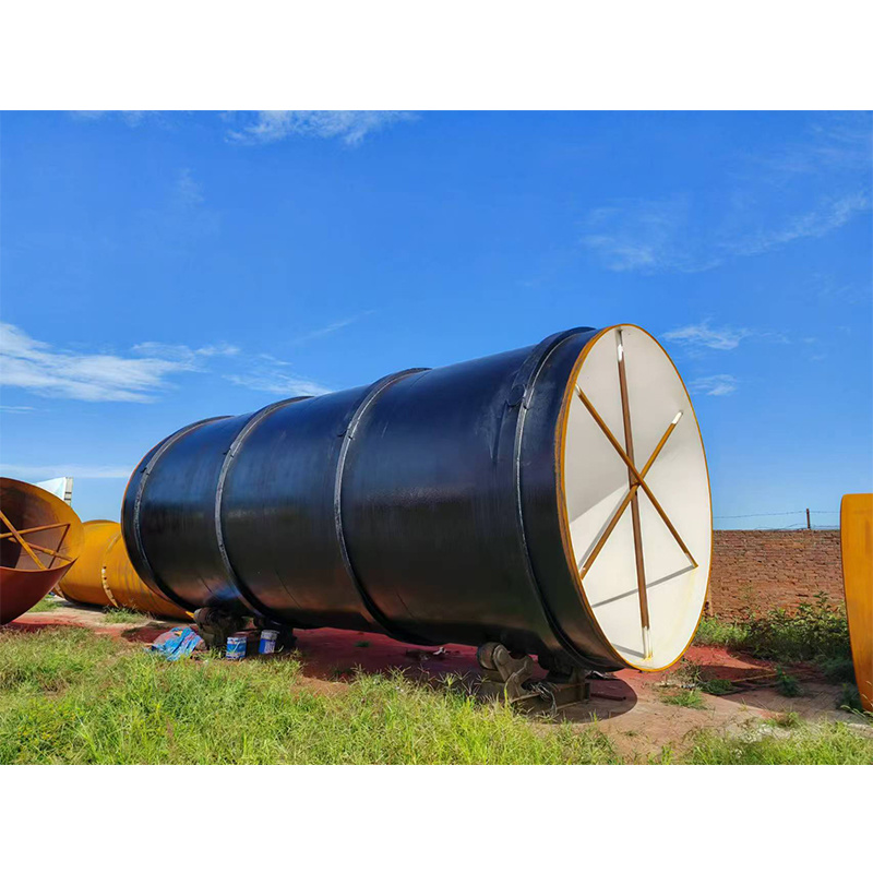 Tubería de acero pintada