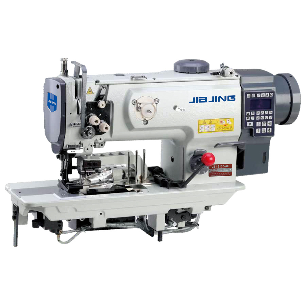 Compound feed auto cutting and binding lockstitch sewing machine