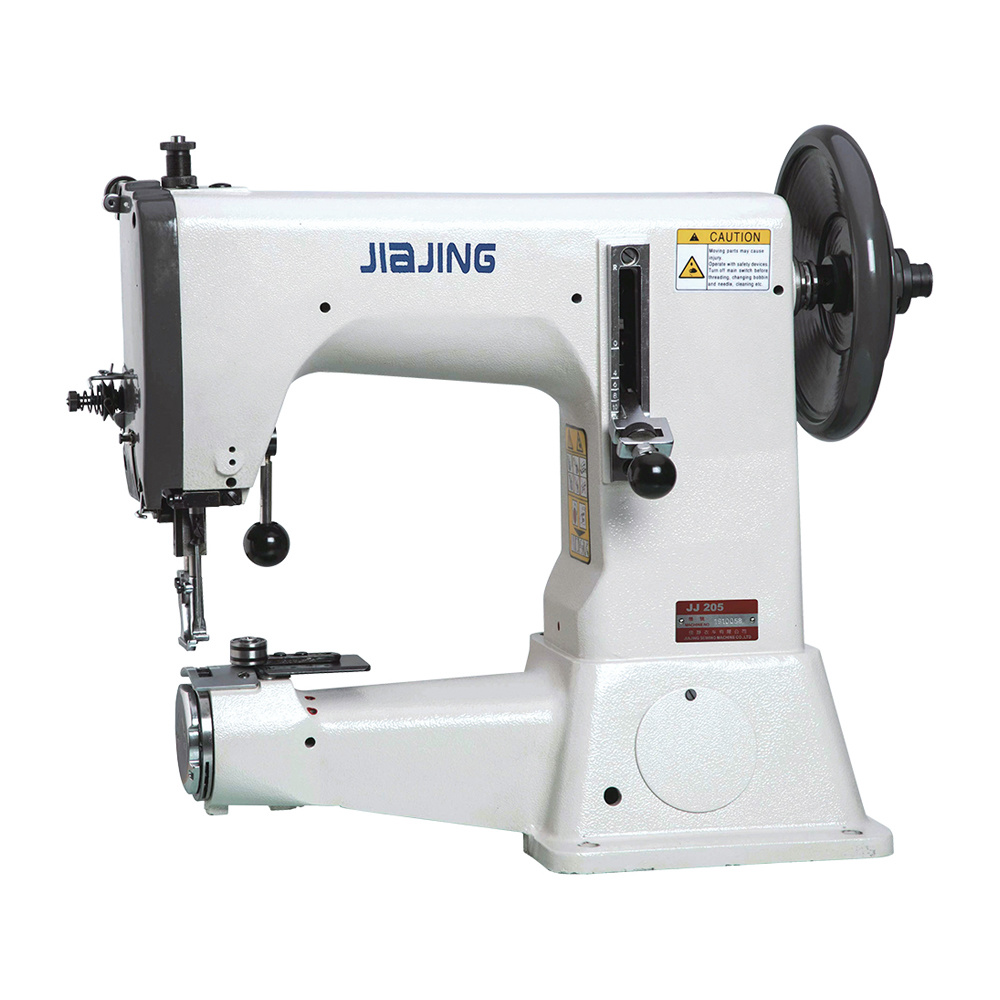 Extra heavy cylinder bed single-needle walking foot sewing machine