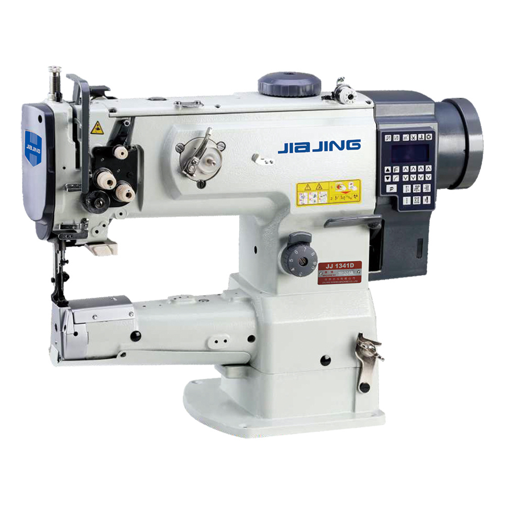 Cylindrical bed compound feed lockstitch sewing machine