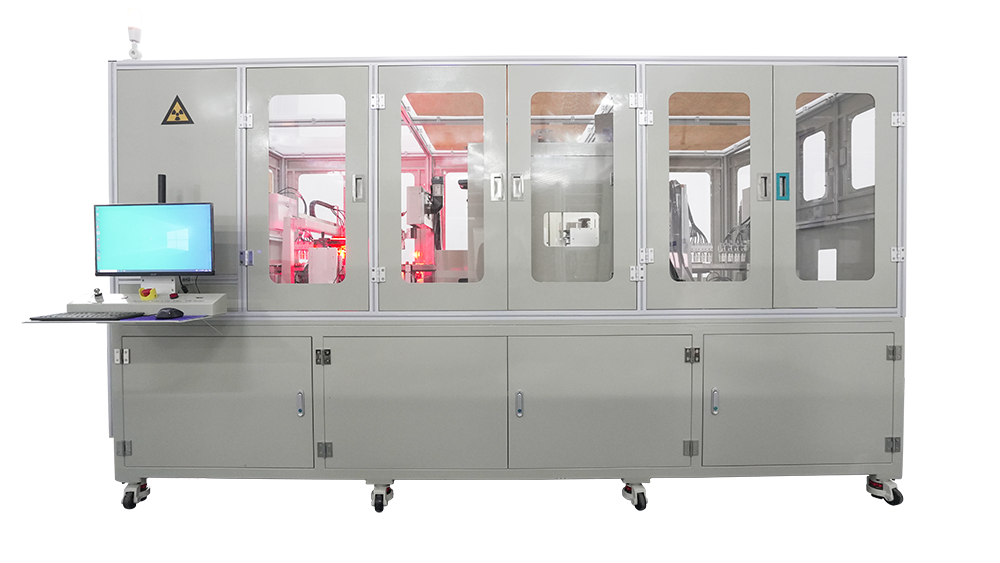 Cylindrical battery X-Ray on line inspection machine