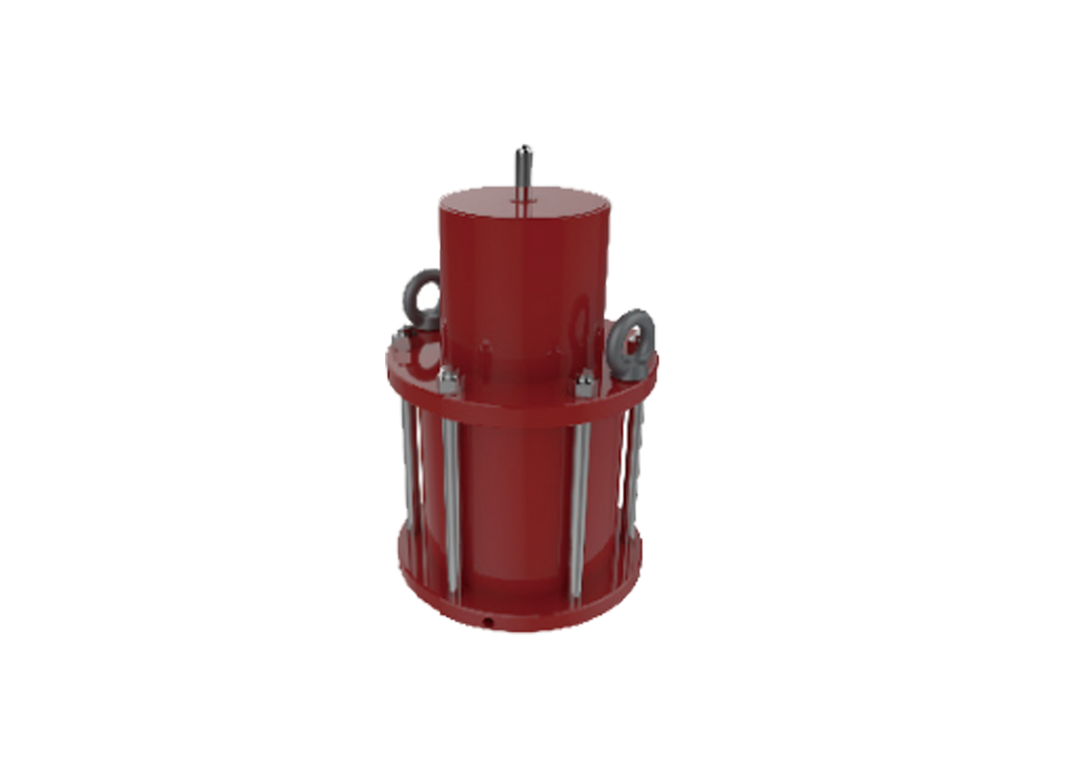 Single acting pneumatic actuator