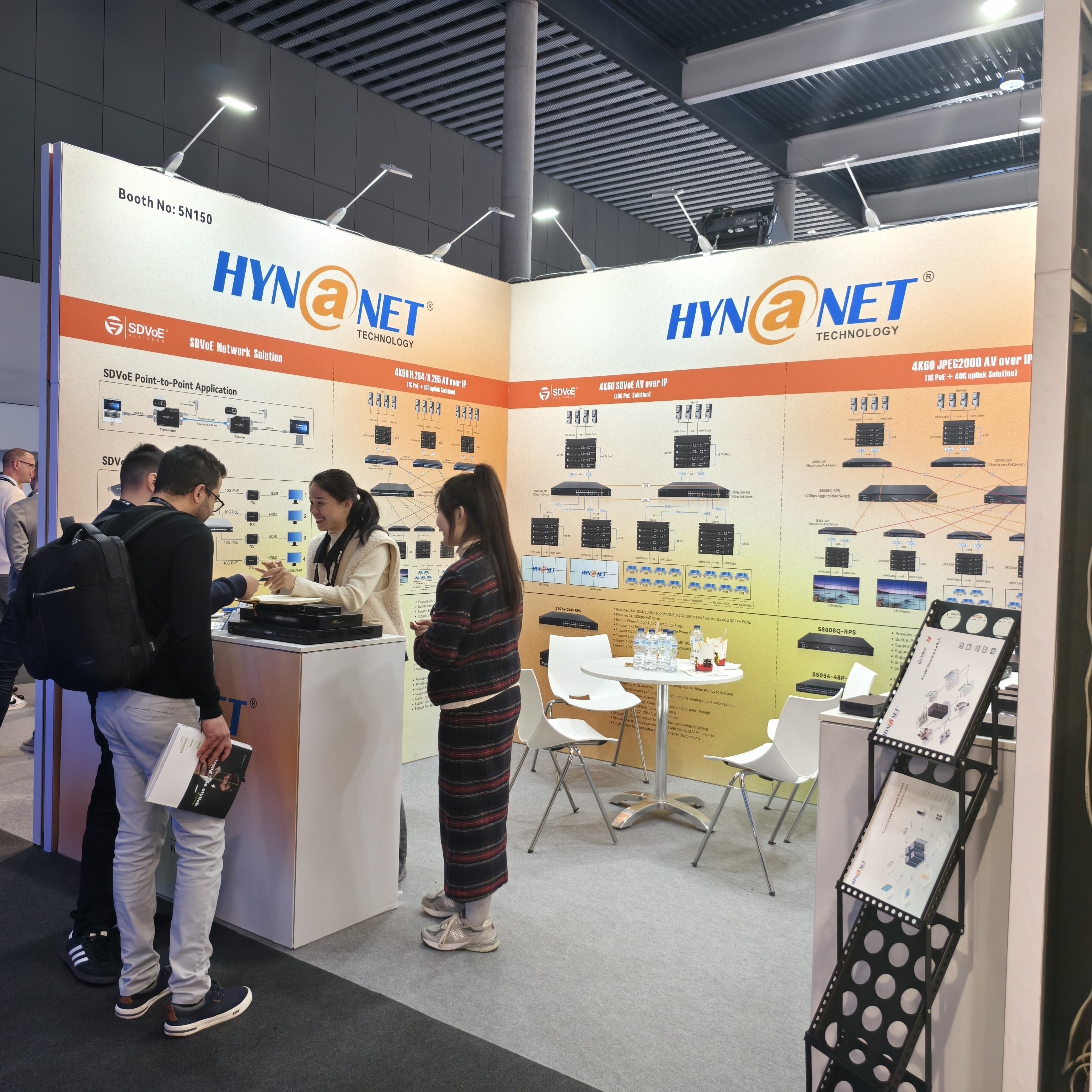 Hi-Net's AV over IP Solutions at 2025 ISE Show