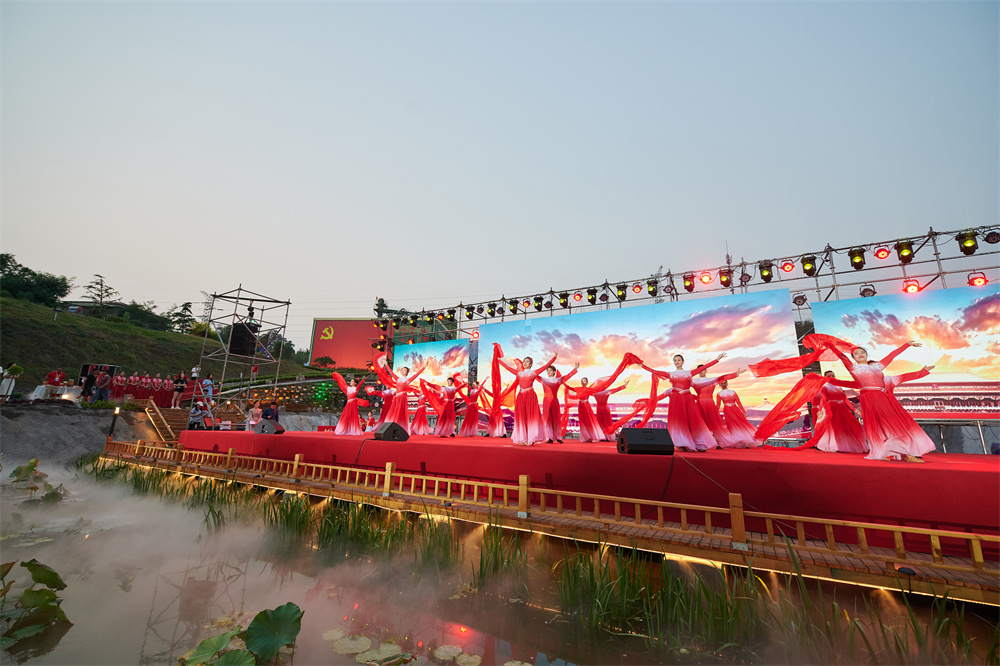 2021年，七一庆祝中国共产党成立100周年晚会