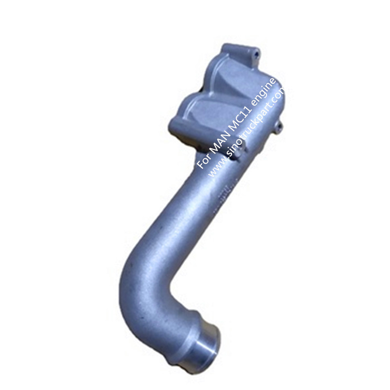 SINOTRUK Man Engine MC11 spare parts -0643  MAN thermostat outlet pipe assembly