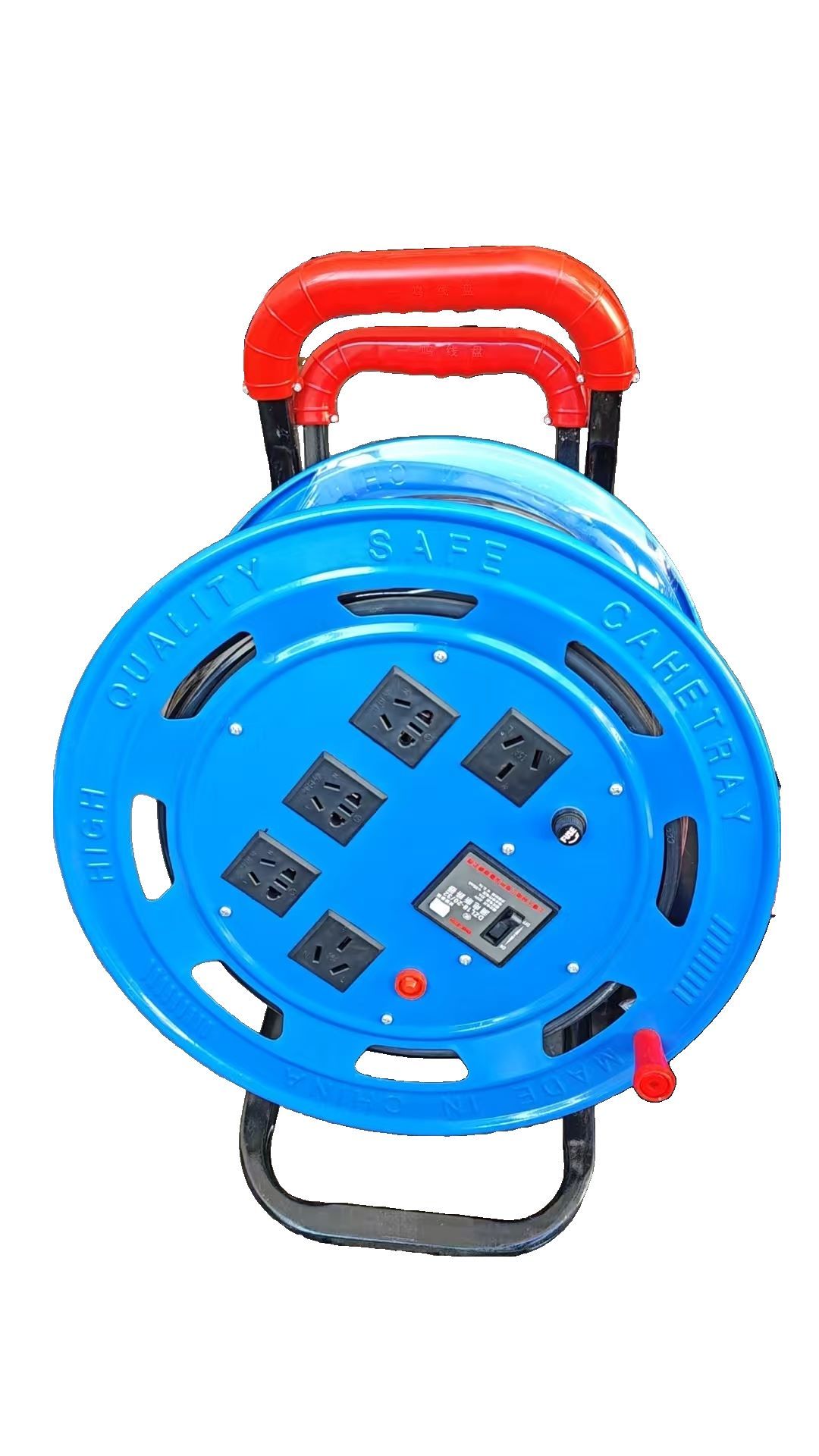 Moving cable reel