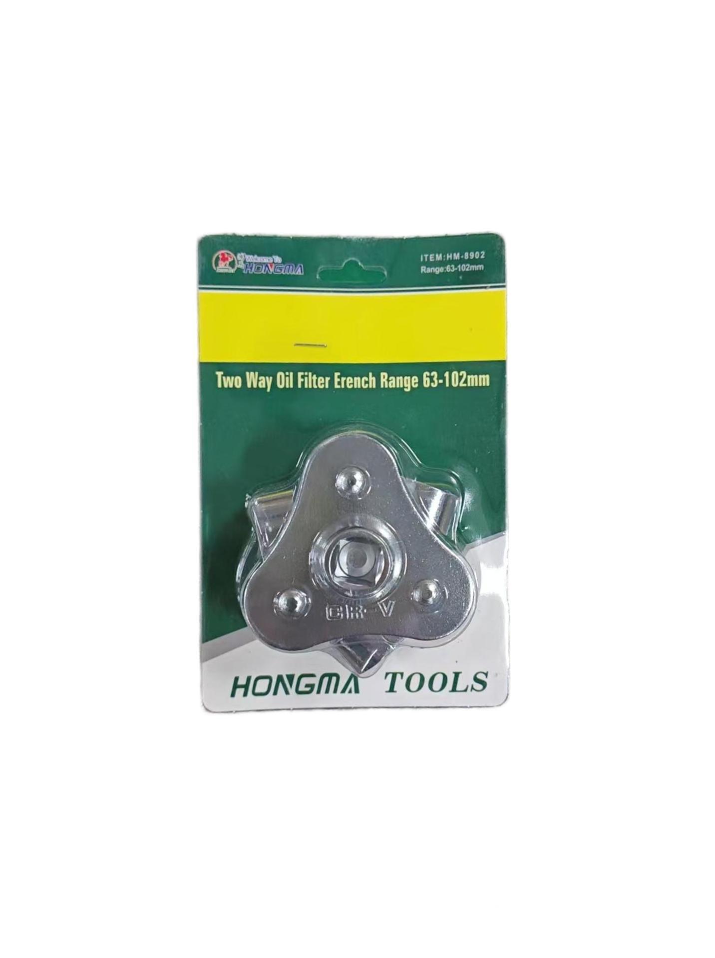 HONGMA TOOLS Bi-directional Oil Filter Wrench, 63-102mm Model HM-8902