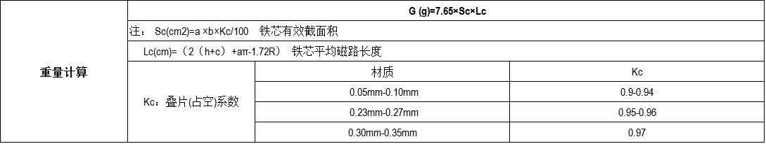 互感器铁芯