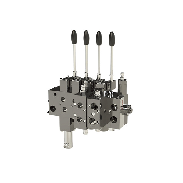 Three-series proportional multi-way valve