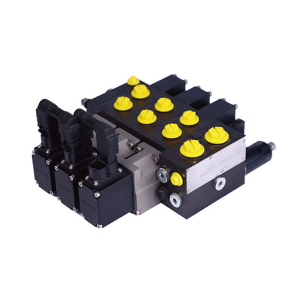 CAN bus proportional multi-way valve