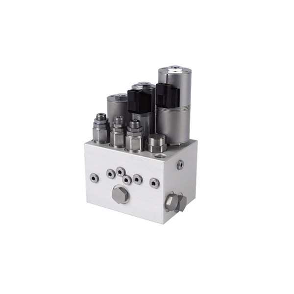 Scissor lift main control valve group