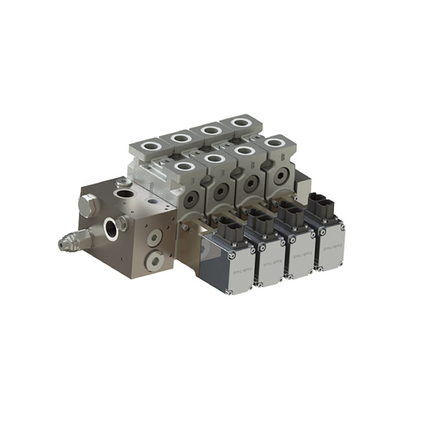 Articulated boom lift main control manifold