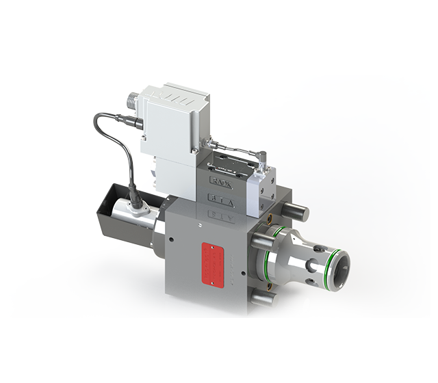 Two-way servo proportional cartridge valve