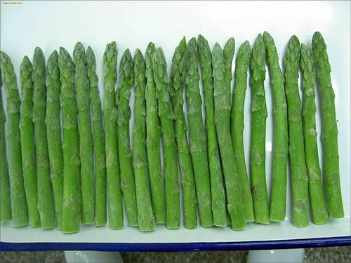 Organic Frozen green asparagus