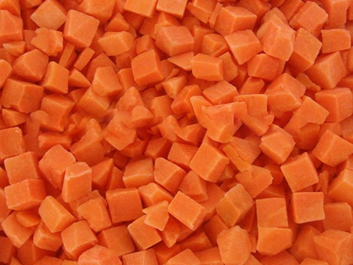 Organic Frozen diced carrot