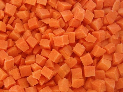 Organic Frozen diced carrot