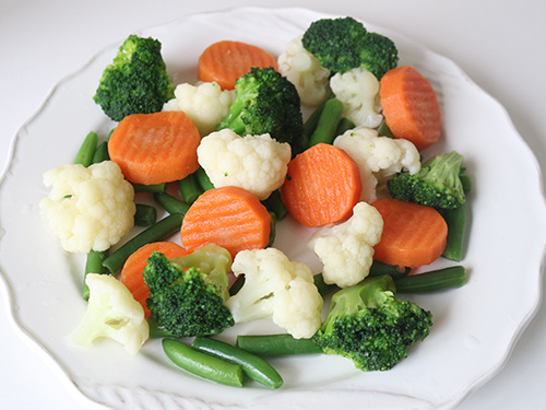 Organic Frozen Mixed vegetables02 (broccoli,carrot,cauliflower,green beans)
