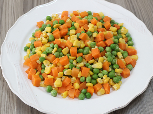 Organic Frozen Mixed vegetables03 (sweet corn,peas,carrots)
