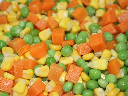 Organic Frozen Mixed vegetables03 (sweet corn,peas,carrots)