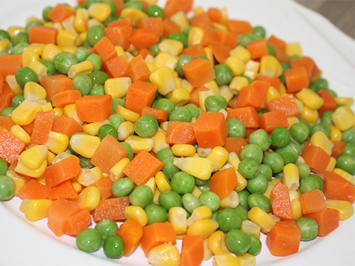 Organic Frozen Mixed vegetables03 (sweet corn,peas,carrots)