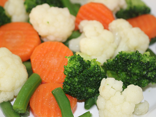 Organic Frozen Mixed vegetables02 (broccoli,carrot,cauliflower,green beans)