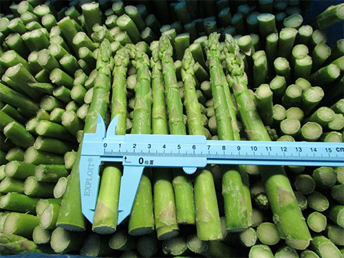 Organic Frozen green asparagus