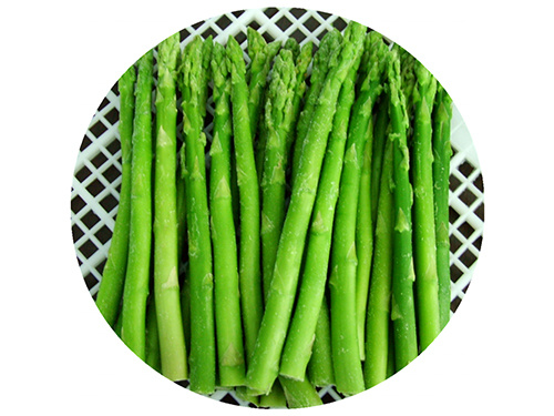 Organic Frozen green asparagus
