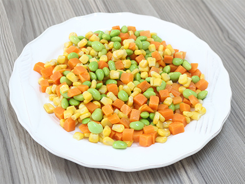 Organic Frozen Mixed vegetables04 (sweet corn,shelled edamame,carrots)