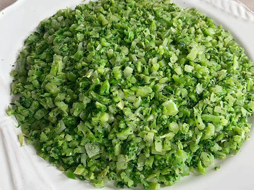 Organic Frozen Riced Broccoli florets