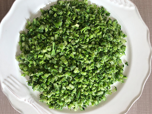 Organic Frozen Riced Broccoli florets