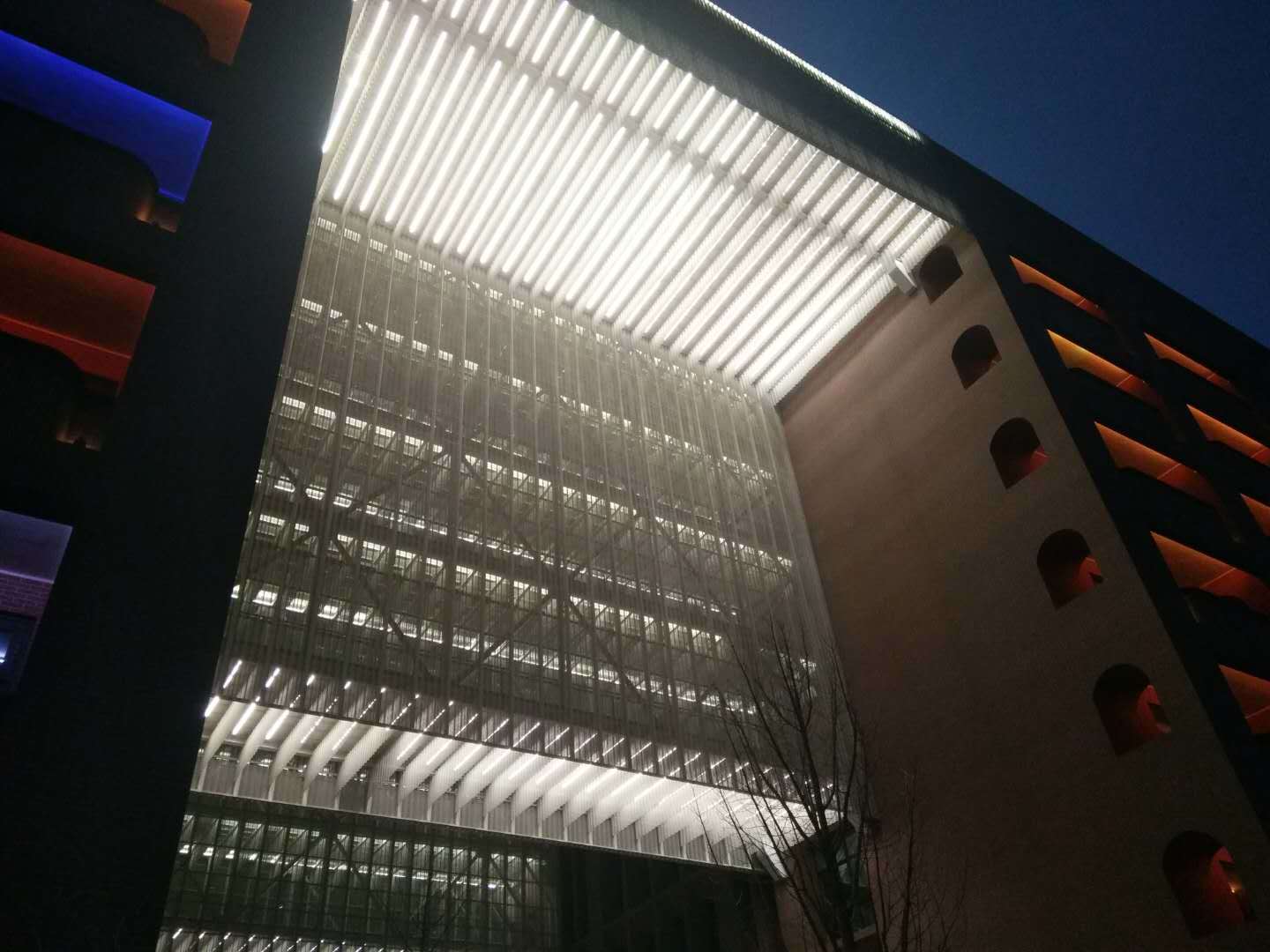 上海奉贤南桥新城社区大学照明工程