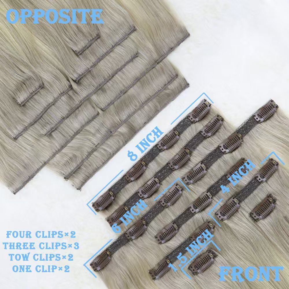 Lace Clip In 9 Pcs
