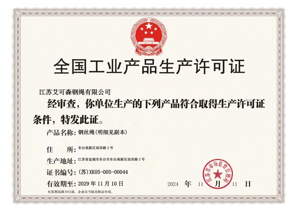 Production license Production license
