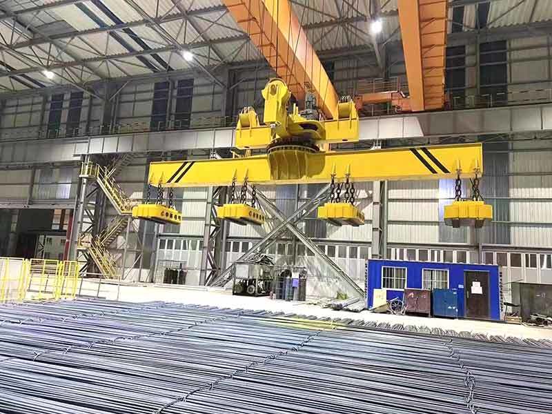 Lifting Electromagnet for Turning and Side Hung