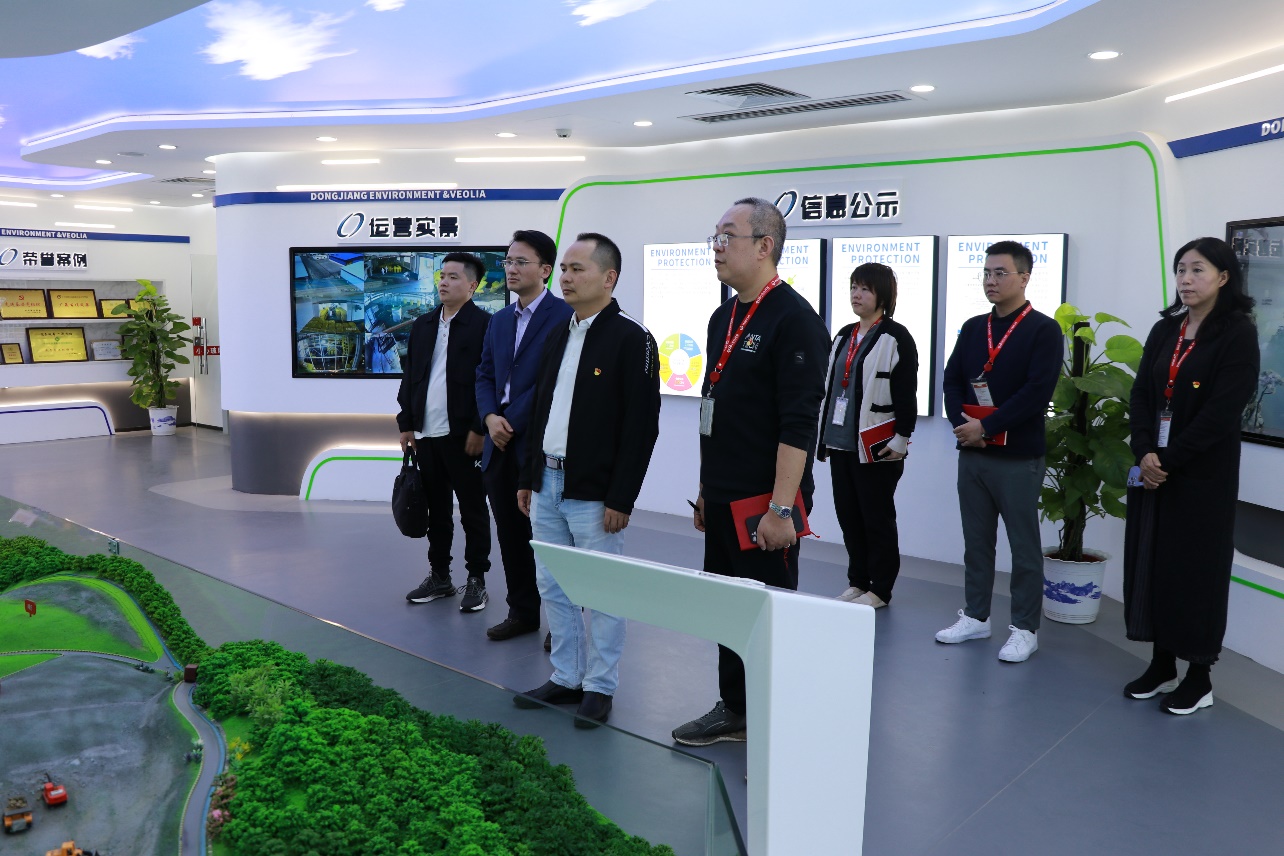东江环保党委委员、纪委书记、监事会主席余帆带队到广东省危废处置示范中心调研督导 东江环保党委委员、纪委书记、监事会主席余帆带队到广东省危废处置示范中心调研督导