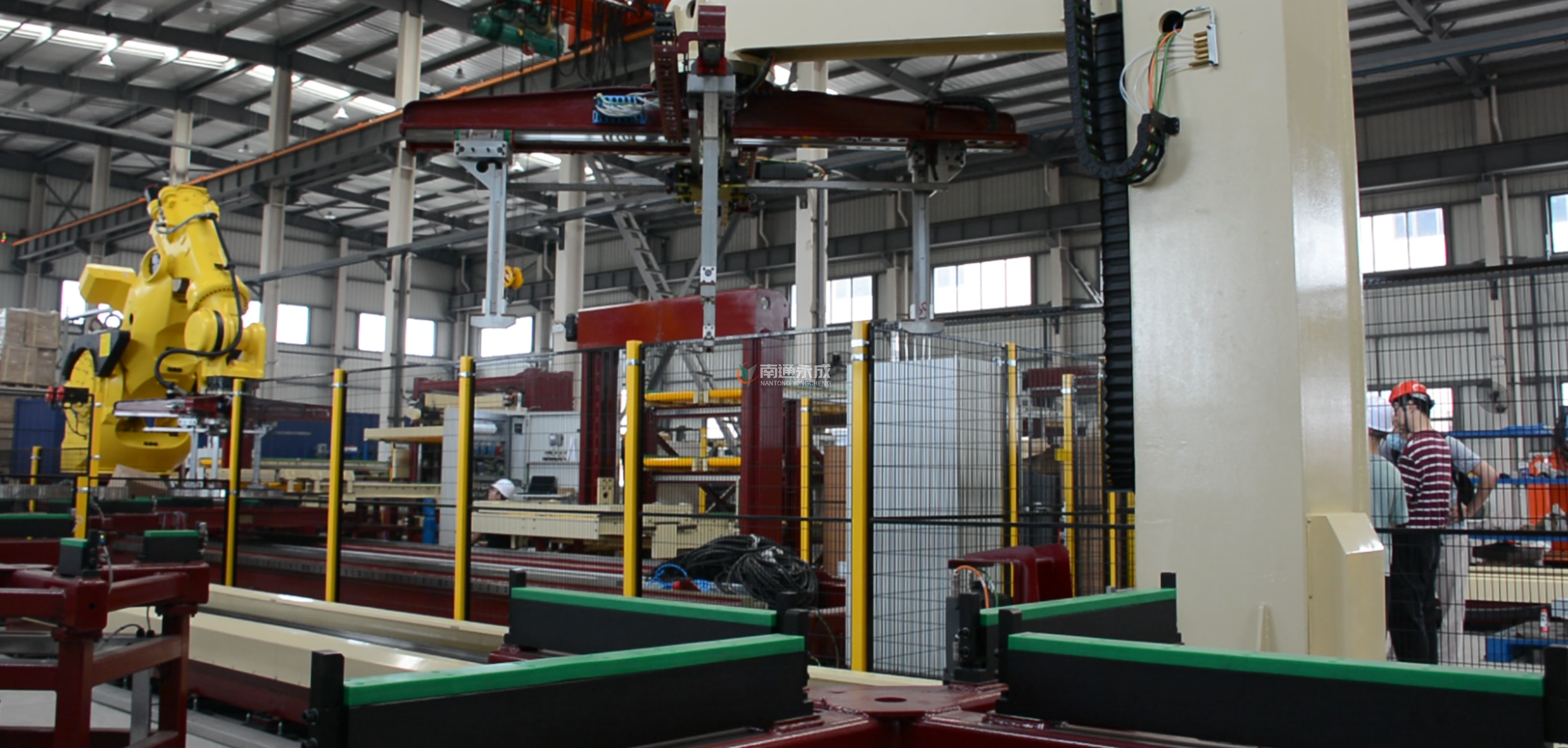 Fully automatic processing line for medium-sized bearings