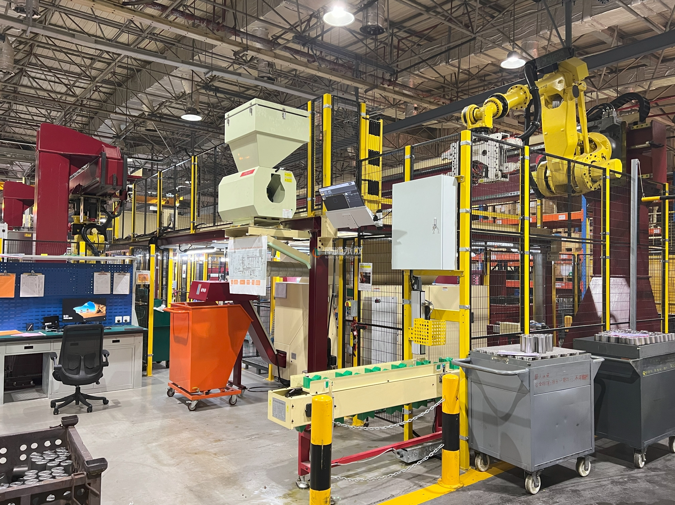 Roller processing line