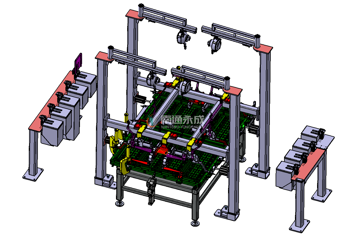 Aluminum alloy battery box - press-fit fixture (error-proof)